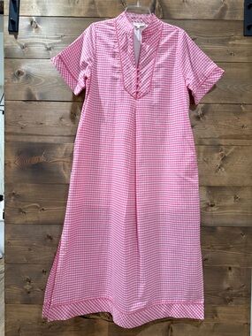 entro Pink Gingham Dress